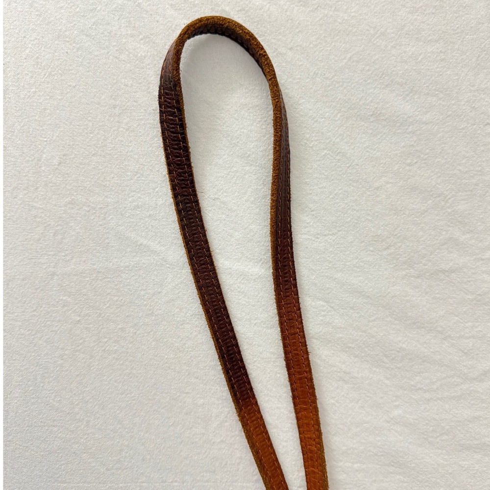 Woven Round Crossbody Bag in Brown - Picture 10 of 11